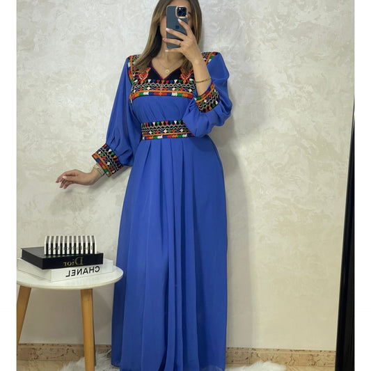 ROBE KABYLE FOULLARD