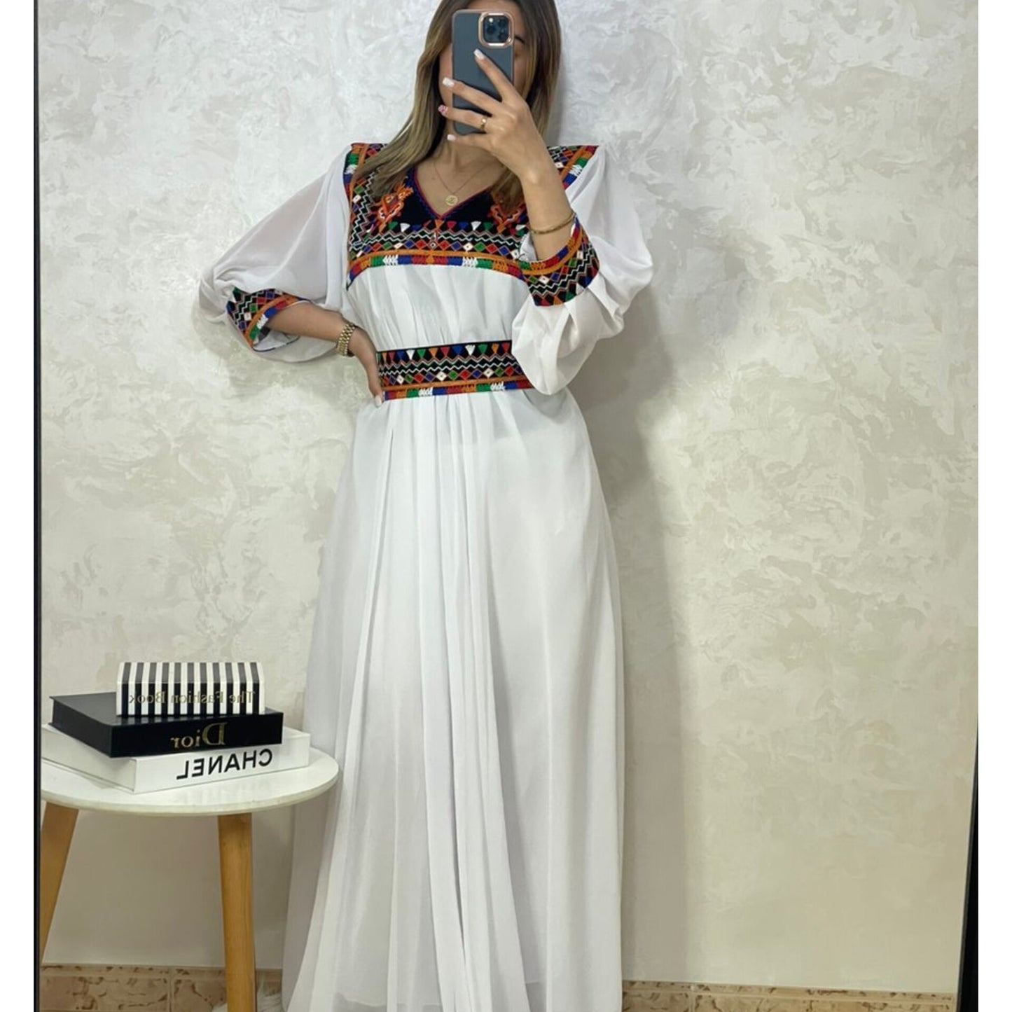 ROBE KABYLE FOULLARD